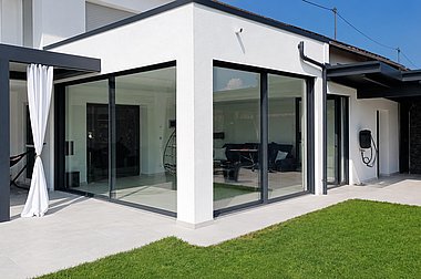  SF60-Schiebefenster-Terassenverglasungen